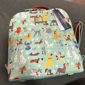 Dooney and Bourke Disney dogs backpack NWT